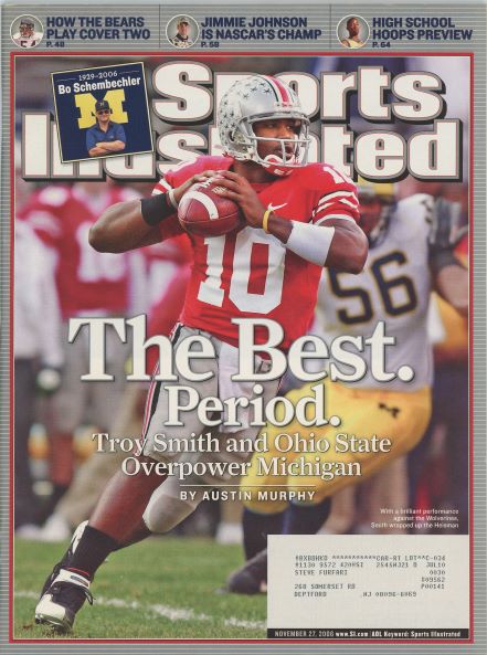 Sports Illustrated Ohio State Troy Smith Cover 11.27.2006