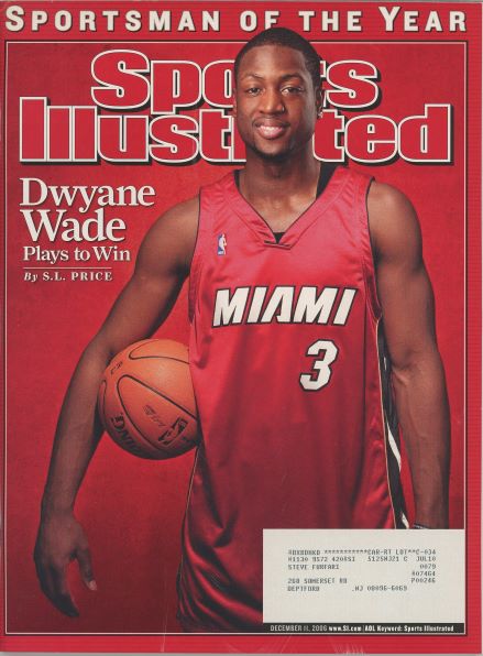 Sports Illustrated Heat Dwyane Wade Cover 12.11.2006