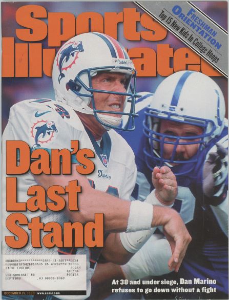 Sports Illustrated Dolphins Dan Marino Cover 12.13.1999