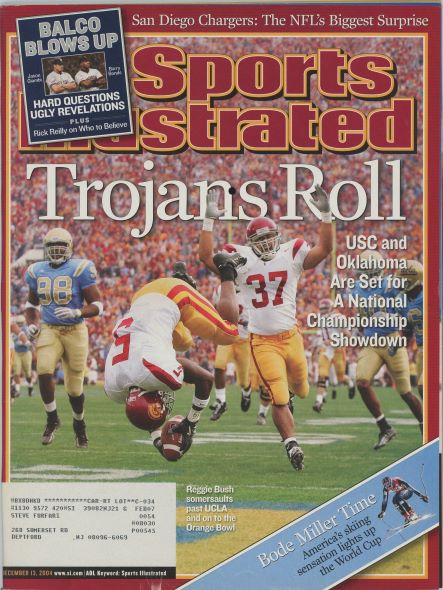 Sports Illustrated USC Cover 12.13.2004