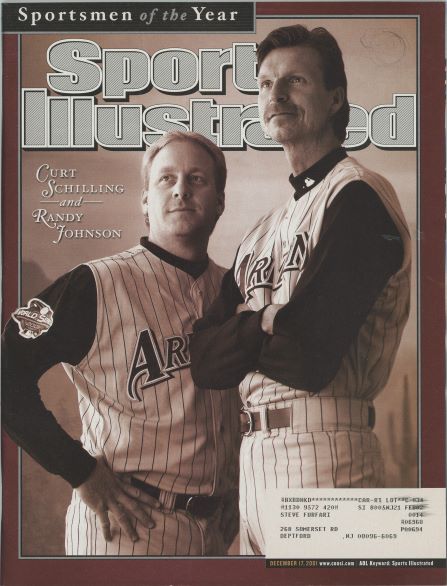 Sports Illustrated Diamondbacks Curt Schilling/Randy Johnson Cover 12.17.2001