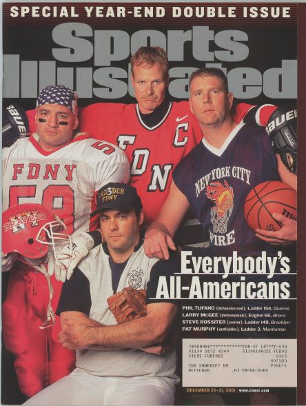 Sports Illustrated FDNY Cover 12.24.2001-12.31.2001