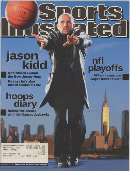 Sports Illustrated Nets Jason Kidd Cover 12.28.2002