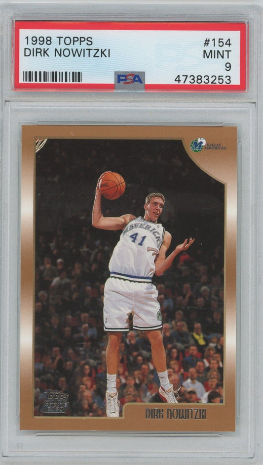 1998 Topps Dirk Nowitzki RC #154 PSA 9