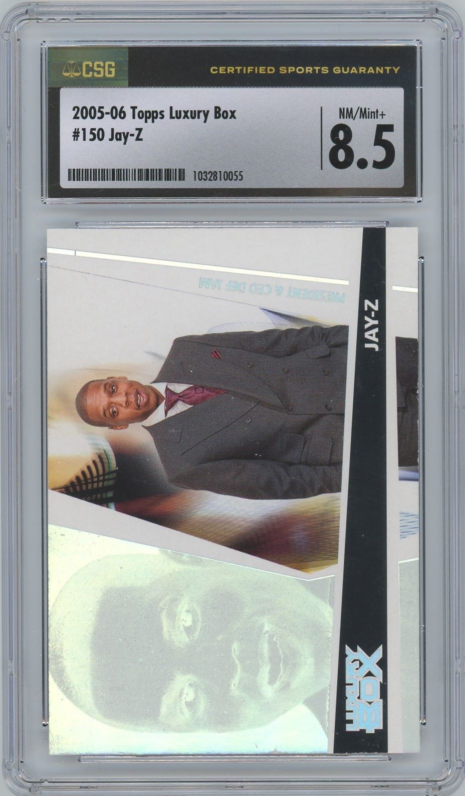 2005-06 Topps Jay-Z Luxury Box #150 #699/999 CSG 8.5