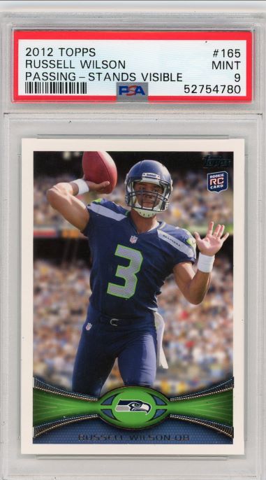 2012 Topps Russell Wilson Rookie #165 PSA 9