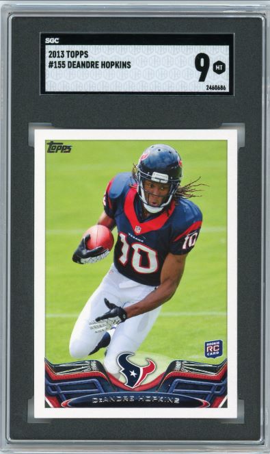 2013 Topps Deandre Hopkins Rookie #155 SGC 9