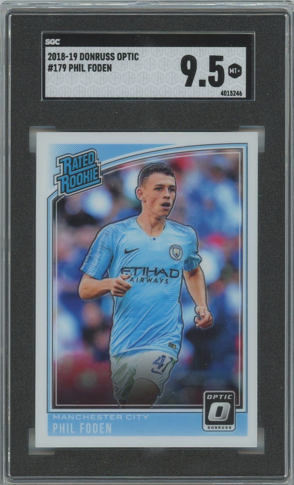 2018-19 Donruss Optic Phil Foden #179 SGC 9.5