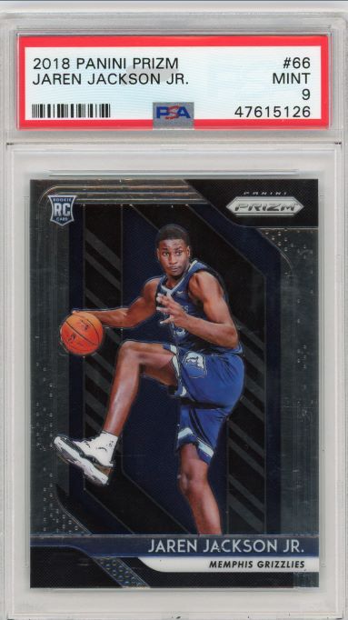 2018-19 Prizm Jaren Jackson Jr. Rookie #66 PSA 9