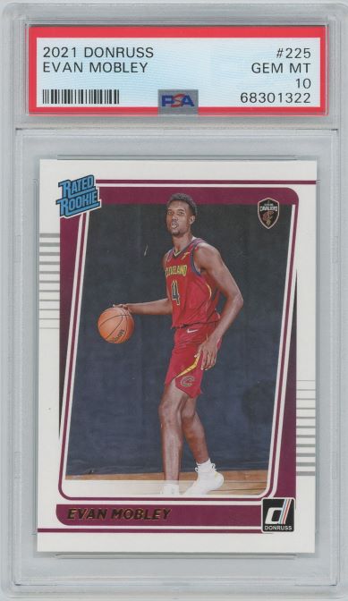 2021 Donruss Evan Mobley Rated Rookie #225 PSA 10