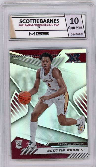 2021 Panini Chronicles Scottie Barnes Draft Picks #167 MGS 10