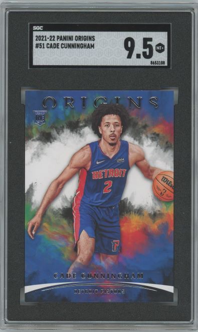 2021-22 Panini Origins Cade Cunningham Rookie #51 SGC 9.5