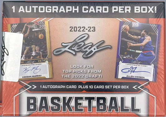 2022-23 Leaf Basketball Blaster Box