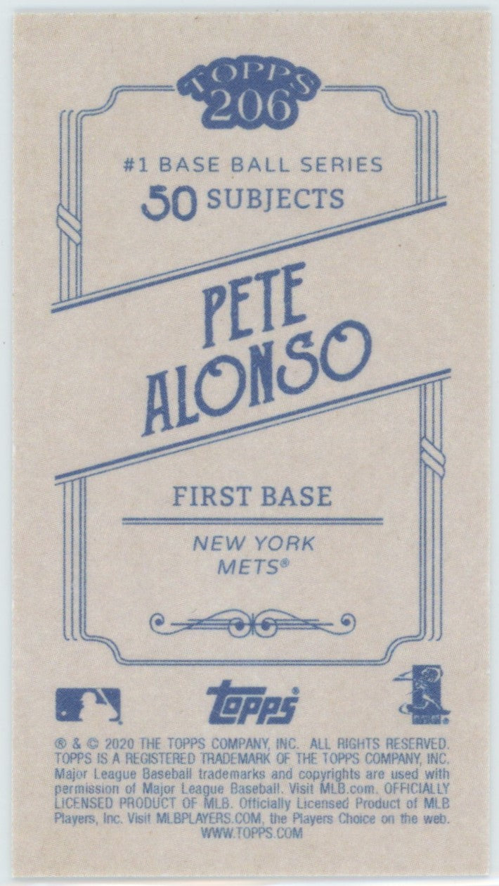 2020 Topps T206 Pete Alonso #8