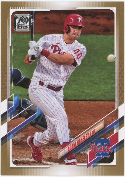 2021 Topps Series 2 Adam Haseley Gold #343/2021