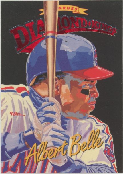 1993 Donruss Diamond Kings Albert Belle #DK8