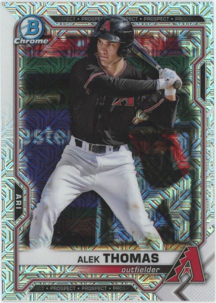 2021 Bowman Chrome Alek Thomas Mojo Refractor #BCP-159