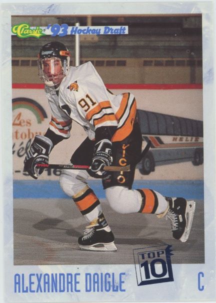 1993 Classic Alexandre Daigle 93 Hockey Draft #1