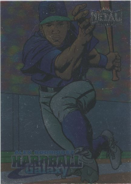 1998 Skybox Metal Alex Rodriguez Hardball Galaxy #214