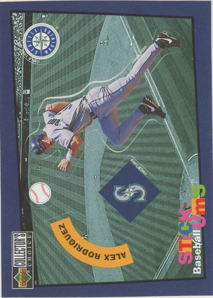 1998 Upper Deck Collector's Choice Alex Rodriguez Stick Ums #26