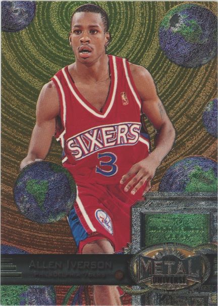 1997-98 Sky Box Allen Iverson Metal Universe #20