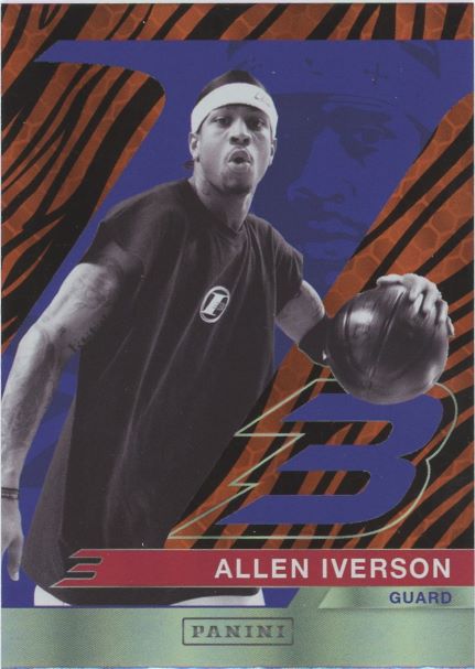 2022 Panini/ Reebok Allen Iverson Tiger Stripe Reebok #I3