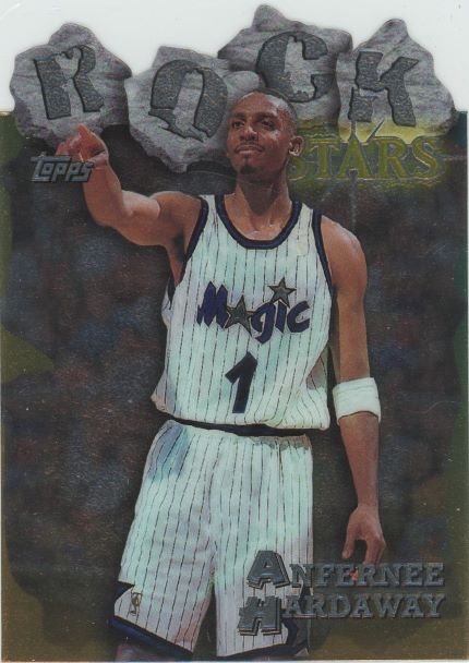 1997-98 Topps Anfernee Hardaway Rock Stars Die-Cut #RS6