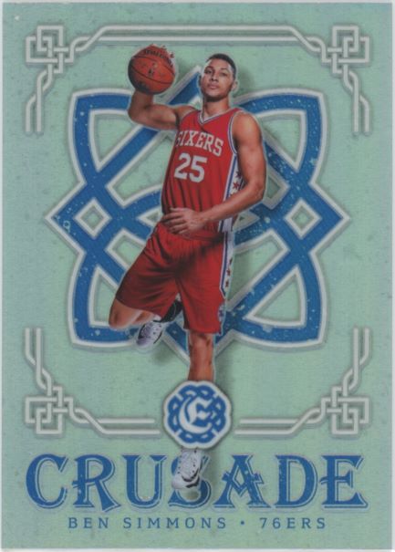 2016-17 Panini Excalibur Crusade Ben Simmons Silver Rookie #91