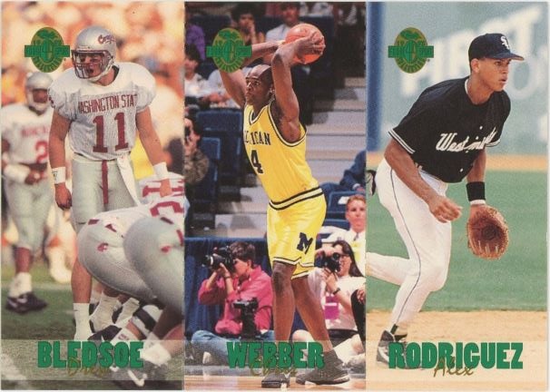 1993 Classic Drew Bledsoe/Chris Webber/Alex Rodriguez