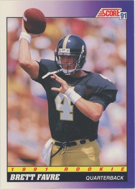 1991 Score Brett Favre Rookie #611