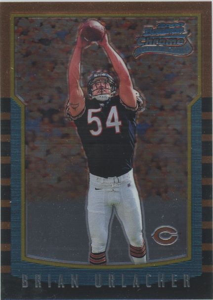 2000 Bowman Chrome Brian Urlacher Rookie #178