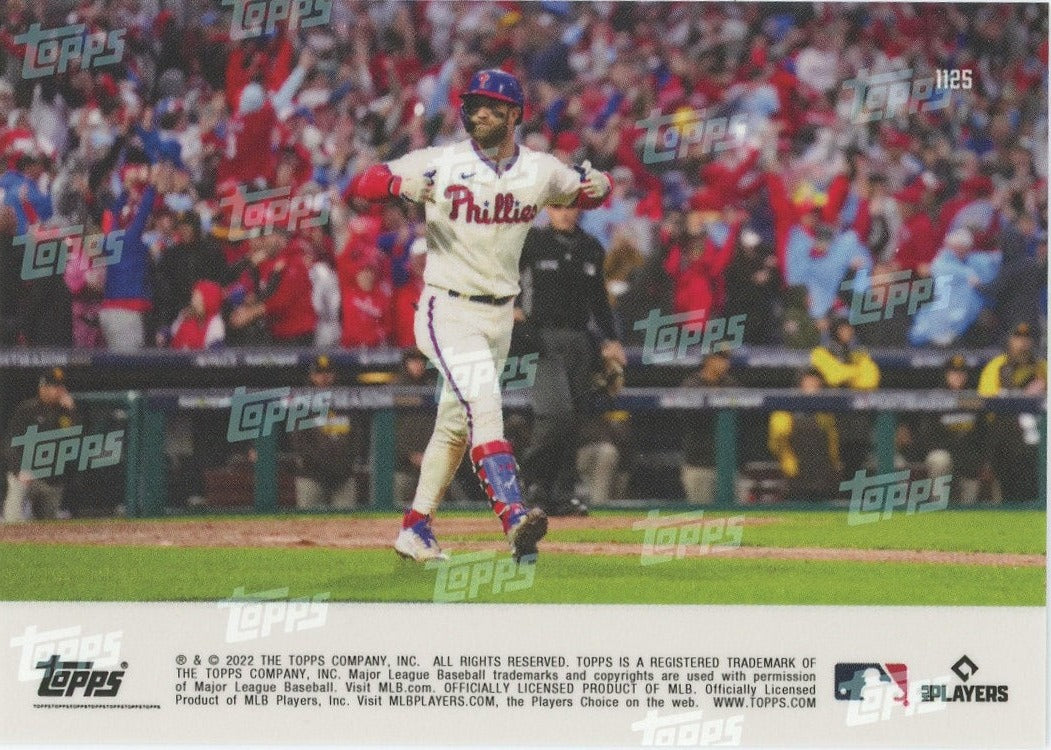 2022 Topps Now Bryce Harper NLCS #1125