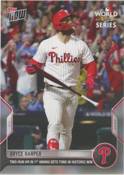 2022 Topps Now Bryce Harper World Series #1141