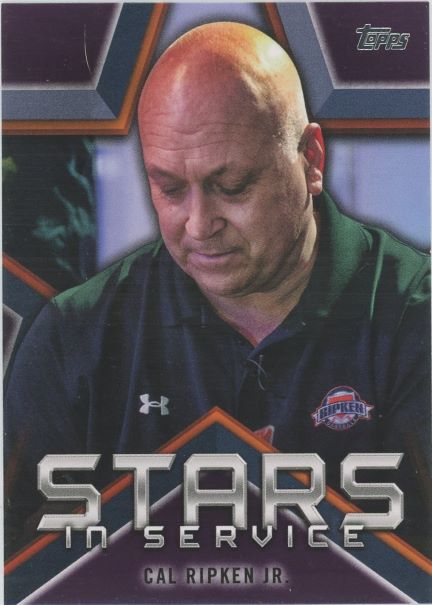 2021 Topps Series 1 Cal Ripken Jr Stars in Service