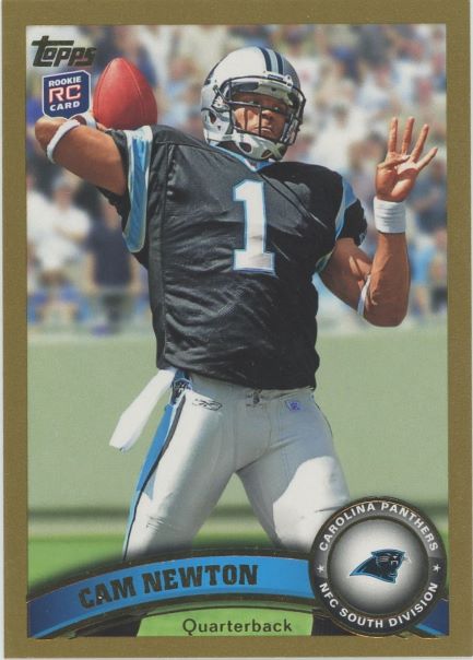 2011 Topps Cam Newton Gold Rookie #200 #1369/2011