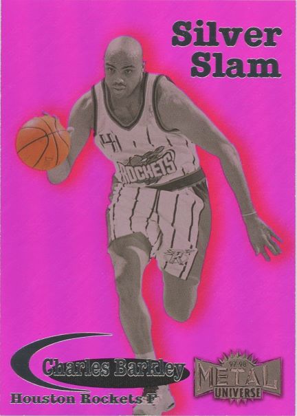 1997 Skybox Charles Barkley Silver Slam Metal Universe #16