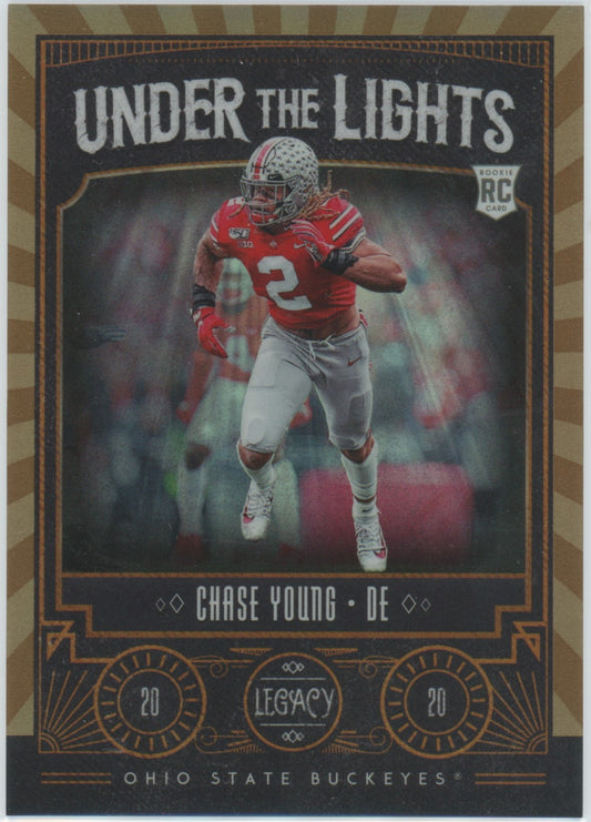 2020 NFL Legacy Chase Young Under the Lights Bronze #85/100  #UL-CY