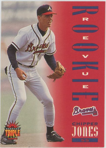 1994 Donruss Triple Play Chipper Jones Rookie #281