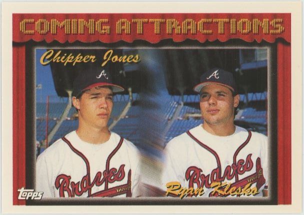 1994 Topps Chipper Jones/Ryan Klesko Coming Attractions #777