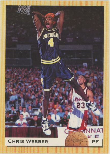 1993 Classic Chris Webber Draft Picks #1