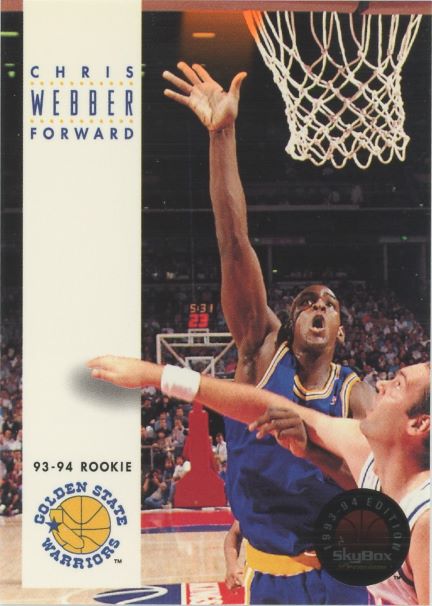 1993-94 Sky Box Chris Webber Rookie #227