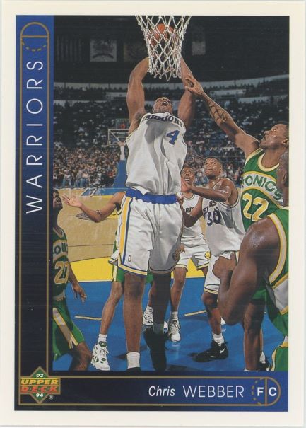 1993-94 Upper Deck Chris Webber Rookie #311