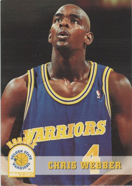 1993-94 Hoops Chris Webber Rookie #341