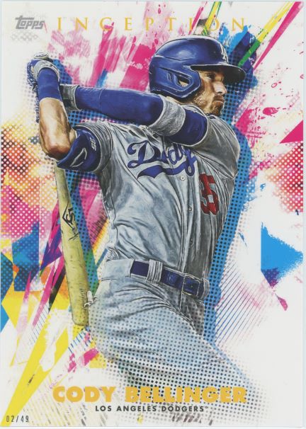 2020 Topps Inception Cody Bellinger Jumbo 5x7 #/49 #34