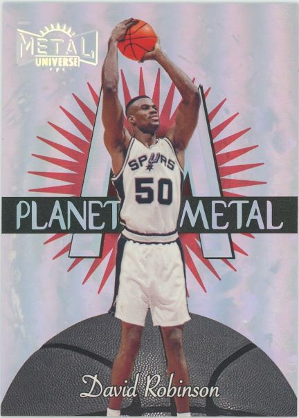 1997 Sky Box David Robinson Planet Metal #13