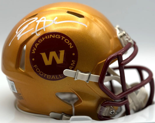 Deion Sanders Autographed Washington Flash Alternate Speed Mini Helmet (Beckett)