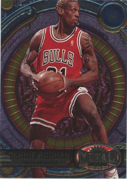 1998 Sky Box Dennis Rodman Metal Universe #107