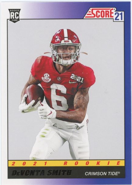 2021 Score DeVonta Smith 1991 Throwback Rookie #TB4