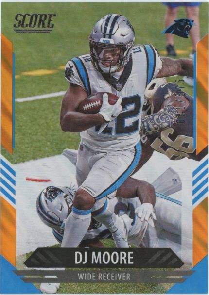 2021 Score DJ Moore Lava Rookie #202 #51/575