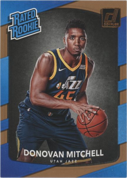 2017-2018 Donruss Donovan Mitchell Rated Rookie #188